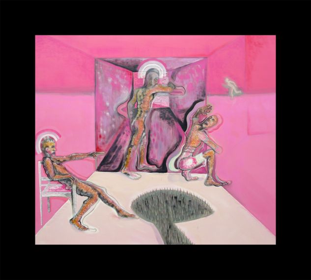 PINTURA 2 A FRANCIS BACON Lienzo Óleo Desnudos