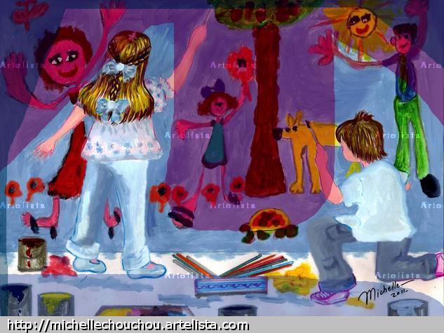 Juego y arte Acrílico Cartulina Otros