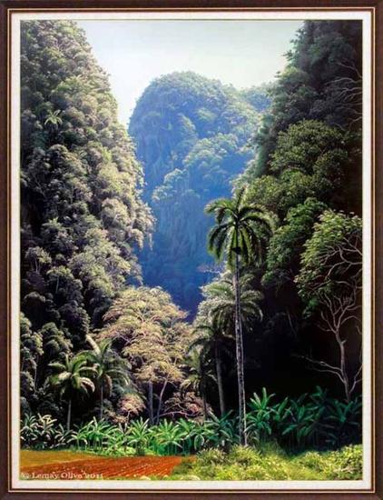 Convivencia Lienzo Óleo Paisaje