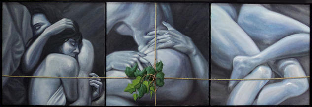 QUERER, SENTIR, AMAR Lienzo Óleo Figura