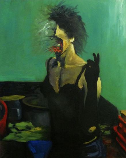 La tête éclaté Lienzo Óleo Retrato