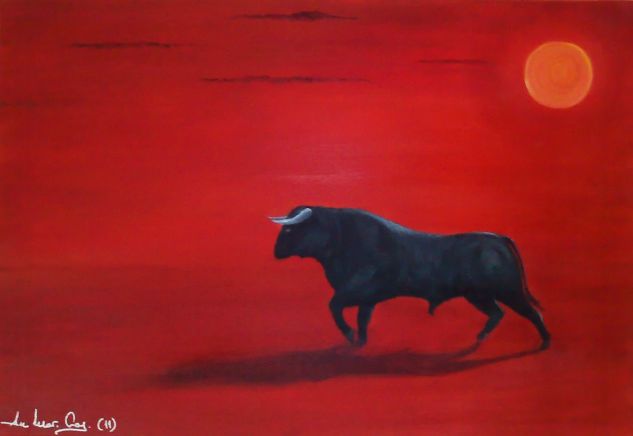 EL TORO Animales Lienzo Óleo