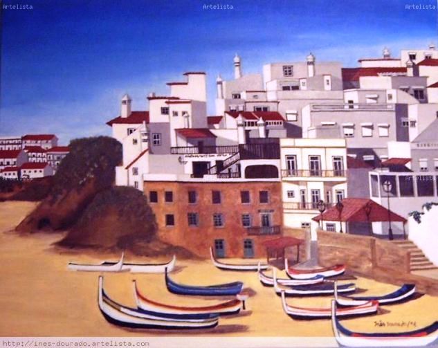 Albufeira-Algarve Óleo Tela Marina
