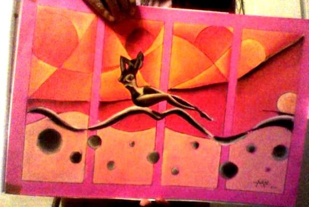 Seductora Pastel Papel Figura