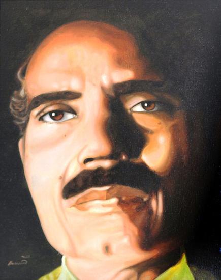 Pedro Albizu Campos Óleo Lienzo Retrato