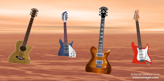 4 guitarres 