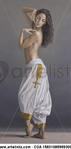 Bombacho Canvas Oil Figure Painting