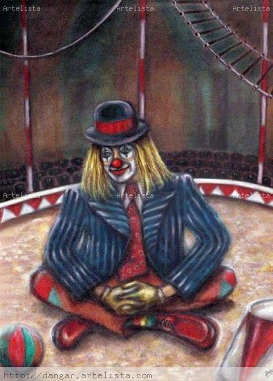 PAYASO SOLO Acrílico Lienzo Otros