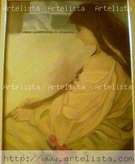 mujer Pastel Cartulina Figura
