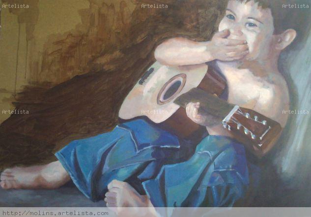 Sin cuerdas y a lo loco. Tabla Acrílico Figura