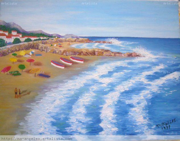 Verano del 97 Lienzo Óleo Marina