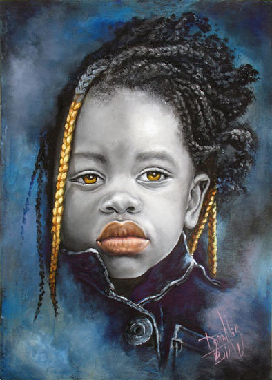Niña de África Otros Óleo Retrato