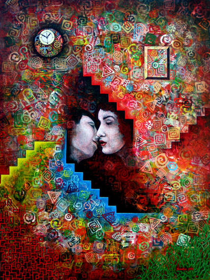 EL BESO Otros Figura Acrílico