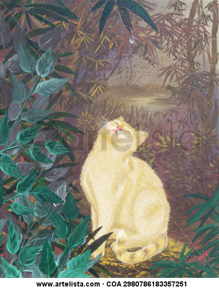 GATO Y GOTA Canvas Acrylic Animals