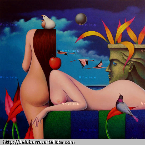 Relax 3 Desnudos Óleo Lienzo