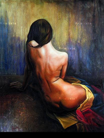 Esperanza Canvas Nude Paintings Oil