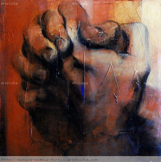 Manos (II) Media Mixta Lienzo Figura