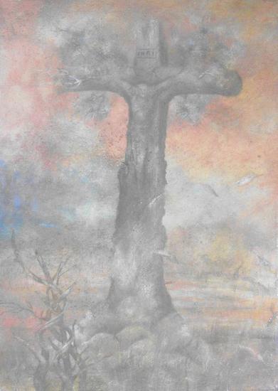 Tejamen,Óleo sobre tela de Alberto Thirion Lienzo Óleo Paisaje