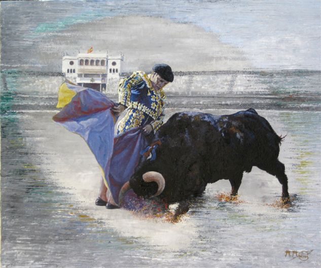 Paleta de Arte Lienzo Óleo Figura