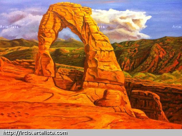 ESTADOS UNIDOS Paisaje Óleo Lienzo