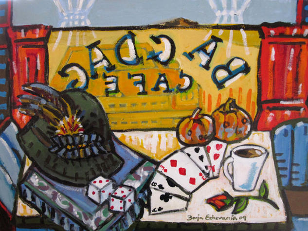 Bagdag café Acrílico Lienzo Bodegones