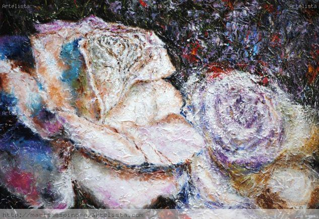 Dos Acrílico Tabla Floral