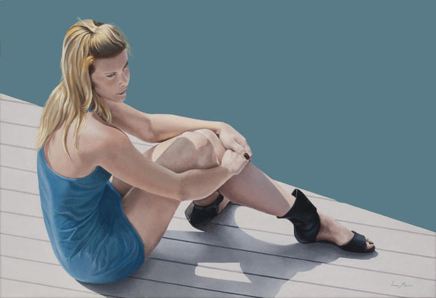 Si, pintame Canvas Oil Figure Painting