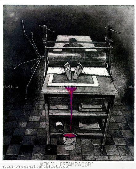  JACK   el  estampador Aguafuerte