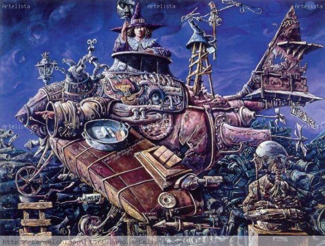Nautilus II Oil Canvas Figure Painting