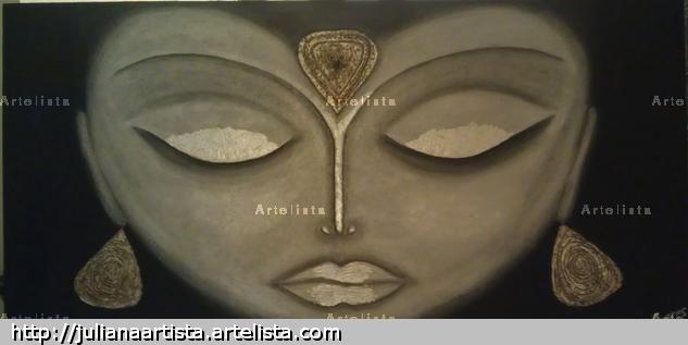 Budha Acrílico Lienzo Figura