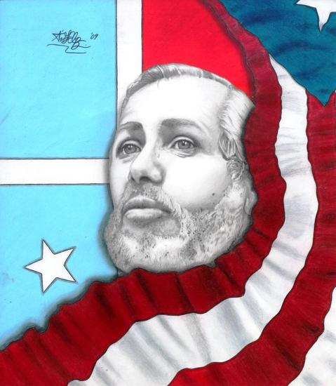 Filiberto Pencil (coloured) Paper Portrait