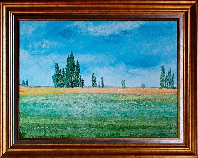 Estío en Castilla Tela Paisaje Óleo
