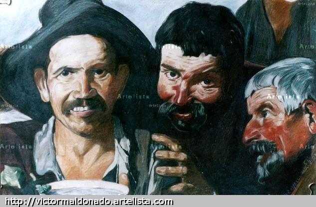 Los Borrachos,de Diego Velazquez da Silva Lápiz