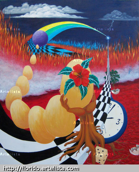 CICLO VITAL 3 Canvas Acrylic Landscaping