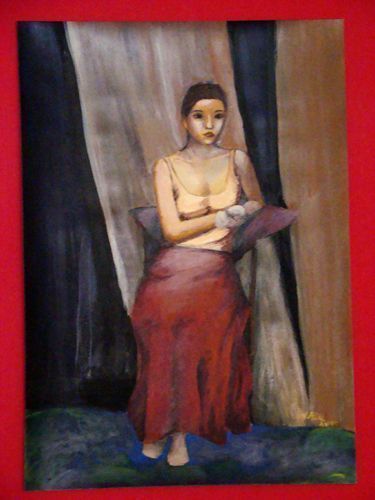 Sol en espera Papel Acrílico Figura