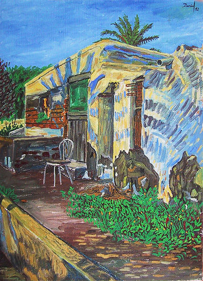 Entrada con silla Bodegones Óleo Lienzo