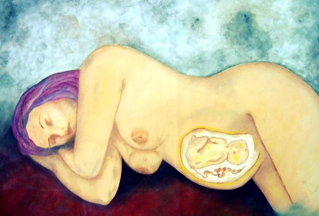 La espera Canvas Oil Nude Paintings