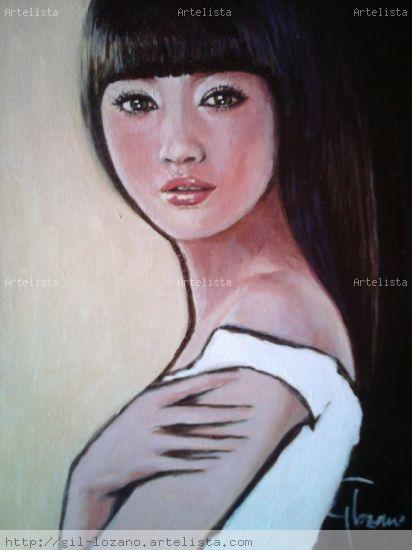 La mujer inacabada Acrílico Lienzo Retrato