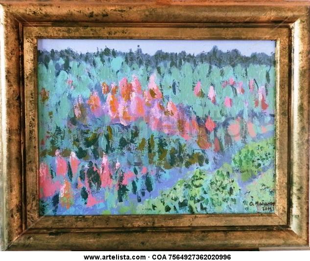 El Bosque Lienzo Acrílico Paisaje