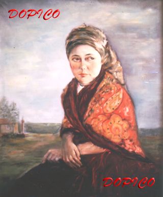 Mi hija. Óleo Lienzo Retrato