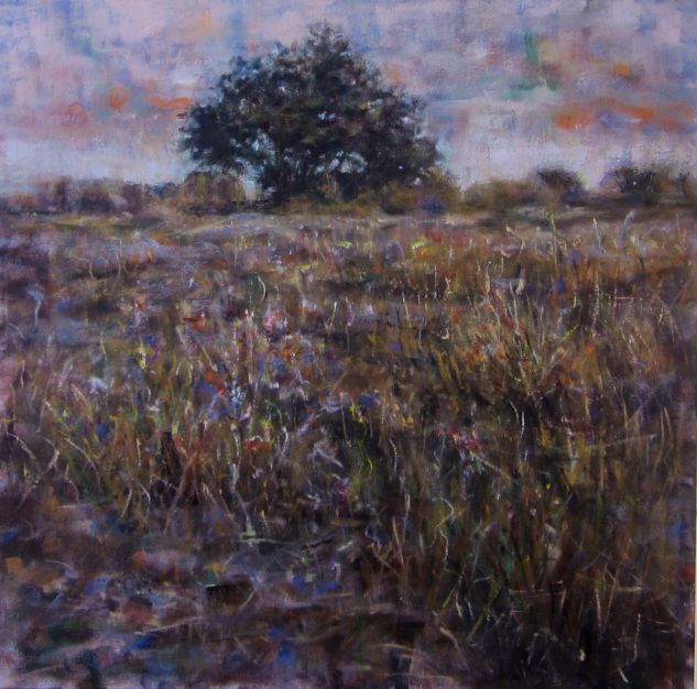 Guamúchil Óleo Lienzo Paisaje