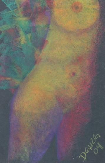 Desnudo 1 Pastel Papel Desnudos