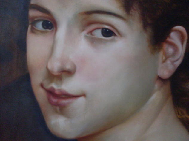 Gabrielle Cot Lienzo Óleo Retrato