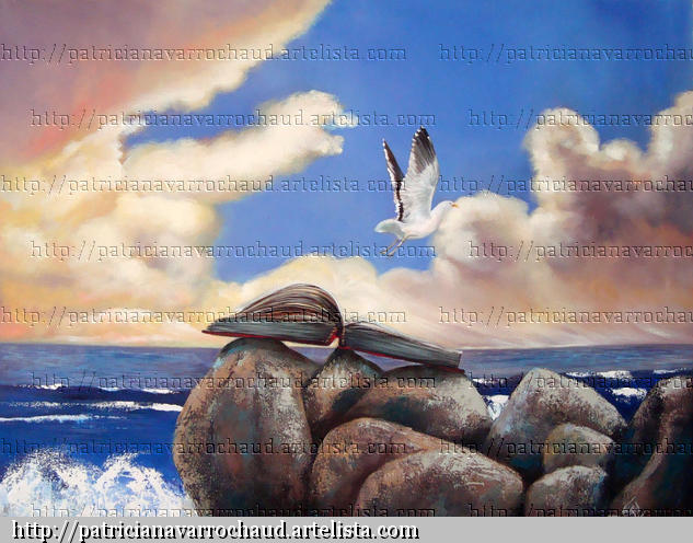 Isla Negra Óleo Lienzo Figura