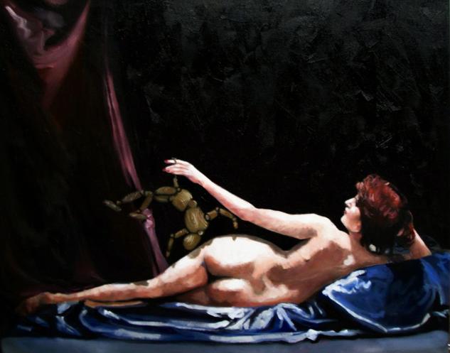 como marioneta Óleo Lienzo Desnudos