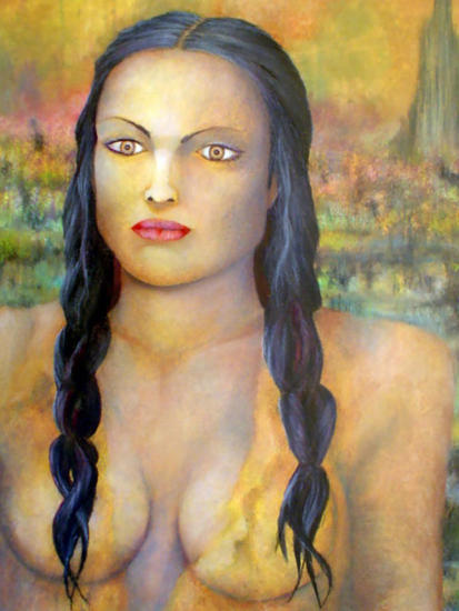 Labor de Guadalupe un óleo de Alberto Thirion Lienzo Óleo Figura