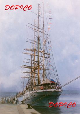 Cutty Shark. Óleo Lienzo Marina