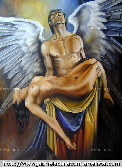 Salvando La Patria Tabla Óleo Figura