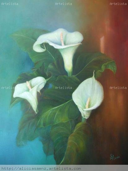 MISTIC Óleo Lienzo Floral