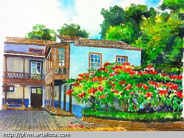 Osorio Papel Paisaje Acuarela